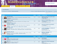 Tablet Screenshot of forum.madonnafanclub.eu
